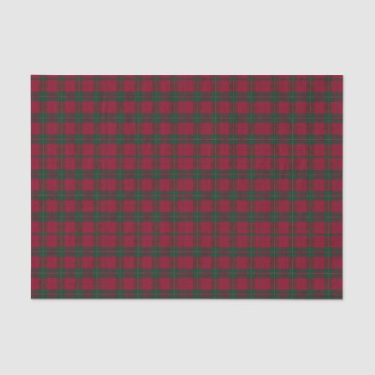 Red and Green Plaid Tissue Paper 薄葉紙 (正面)