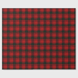 Red and Green Plaid Wrapping Paper ラッピングペーパー