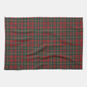 Red and Green Tartan Plaid キッチンタオル (横)