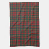 Red and Green Tartan Plaid キッチンタオル (縦)