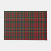 Red and Green Tartan Plaid ドアマット (正面)
