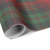 Red and Green Tartan Plaid Holiday  ラッピングペーパー (ロールコーナー)