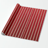 Red and Pearl Wrapping Paper ラッピングペーパー (アンロールド)