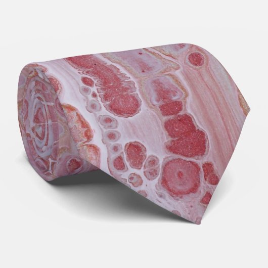 Red and Pink Splotches  ネクタイ (ロール)