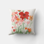 Red and Pink Wildflowers  クッション (裏面)