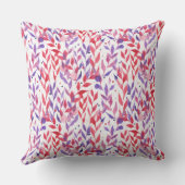 Red and Purple Palm Leaves クッション (裏面)