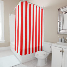 Red and White Cabana Stripes 