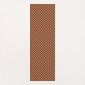 Red and white checkered patterns appear vertically ヨガマット (正面)