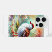 Red and White Crake 210724AREF105 - Watercolor iPhoneケース (裏面横)