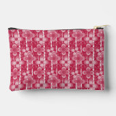 Red and white floral pattern アクセサリーポーチ (裏面)