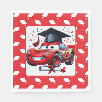 Red And White Graduation Kindergarten  スタンダードランチョンナプキン