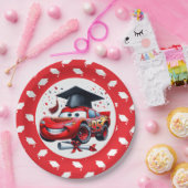 Red And White Graduation Kindergarten  ペーパープレート (パーティー)