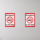 Red and White No Smoking (正面)