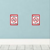 Red and White No Smoking (ウッドフロア)