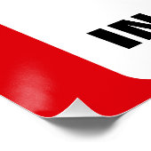 Red and White No Smoking ポスター (コーナー)