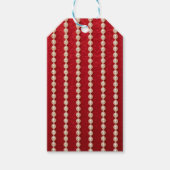 Red and White Pearl ギフトタグ (正面)