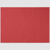 Red and White Polka Dot Tissue Paper 薄葉紙 (正面)
