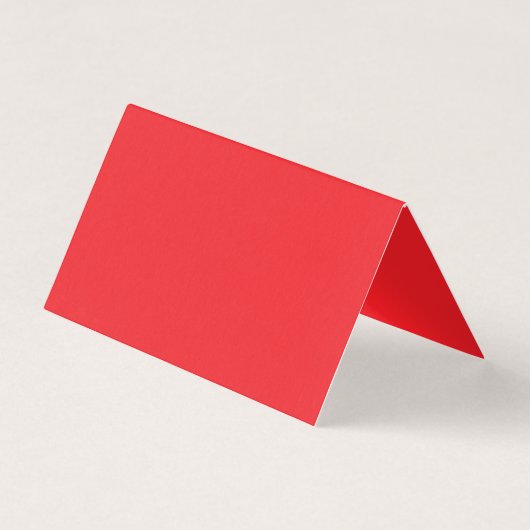 Red and White Script Dessert Buffet Table Card (裏面)