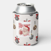 Red and white snowflakes 缶クーラー (缶裏面)