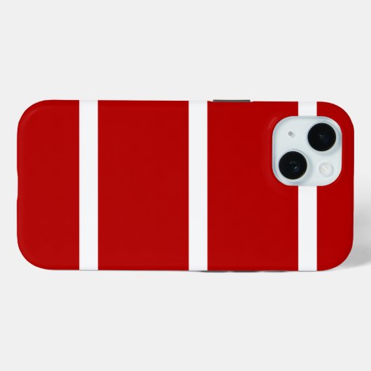 Red and White striped Phone case  Case-Mate iPhoneケース (裏面 (横))