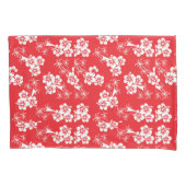 Red And White Tropics  枕カバー (正面左)