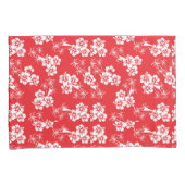 Red And White Tropics  枕カバー (正面右)