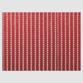 Red and White Velvet-Look Pearl 薄葉紙