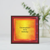 Red and yellow 招待状 (スタンド正面)