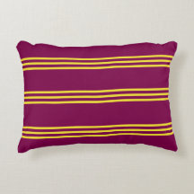 Red and Yellow Accent Pillow