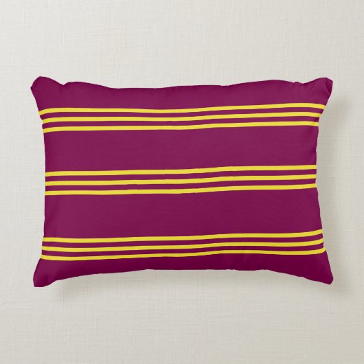 Red and Yellow Accent Pillow アクセントクッション (正面)