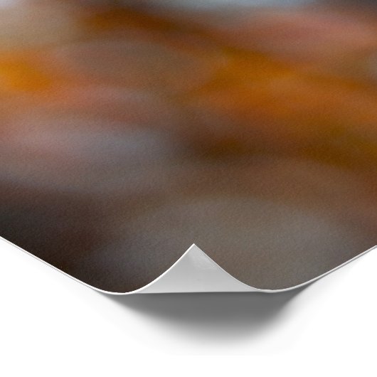 Red and Yellow Leaves Poster ポスター (角)