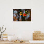 Red and Yellow Leaves Poster ポスター (キッチン)