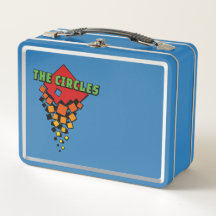 Red and Yellow Squares with Green the Circles Text