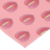 Red Anthurium Flower Seamless Pattern on テーブルクロス (アングル)