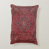 Red Antique Carpet アクセントクッション (裏面(縦))