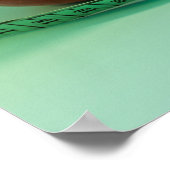 Red Appleとテープの栄養士ヘルスコーチの写真 ポスター (角)