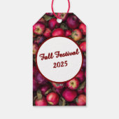 Red Appleパーティーのカスタマイズ ギフトタグ (裏面)