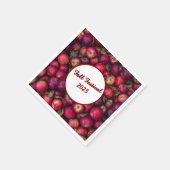 Red Appleパーティーのカスタマイズ スタンダードカクテルナプキン (角)