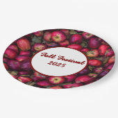 Red Appleパーティーのカスタマイズ ペーパープレート (アングル)