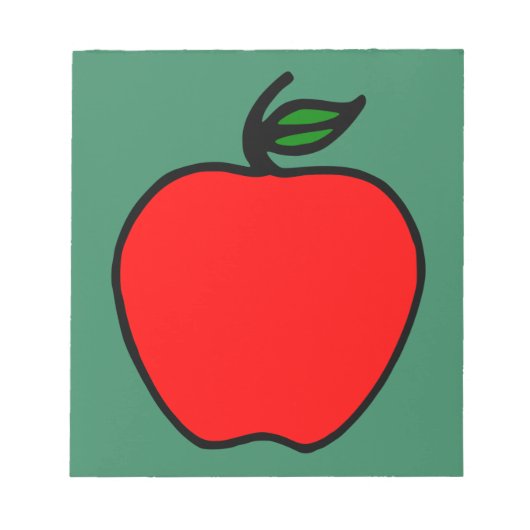 Red Appleメモ帳 ノートパッド (正面)