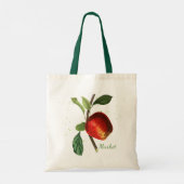 Red Apple再利用可能なトート トートバッグ (裏面)