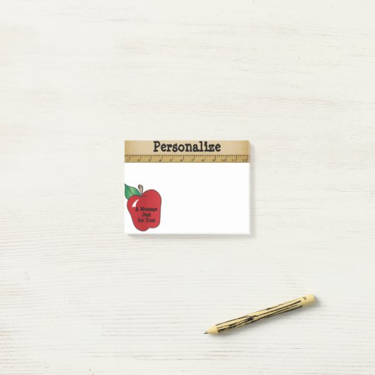 Red Apple 🍎先生 ポストイット (デスク上)