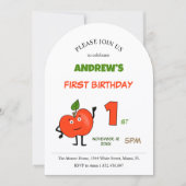 Red apple 招待状 (正面)