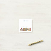 Red Apple Bookshelf 個人名入り教師 ポストイット (デスク上)