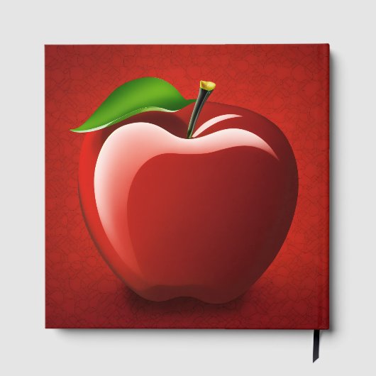 Red Apple Logo Guest Book ゲストブック (裏面)