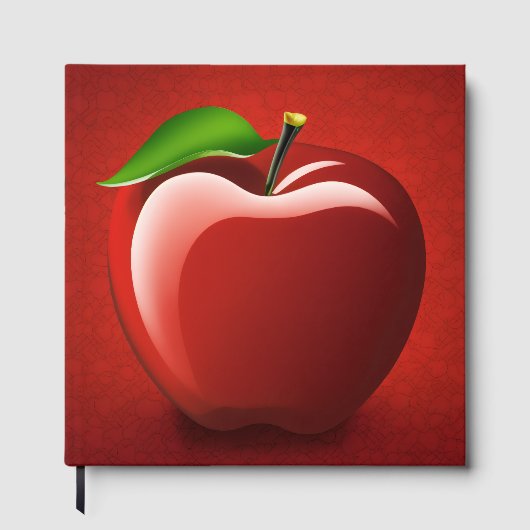 Red Apple Logo Guest Book ゲストブック (正面)
