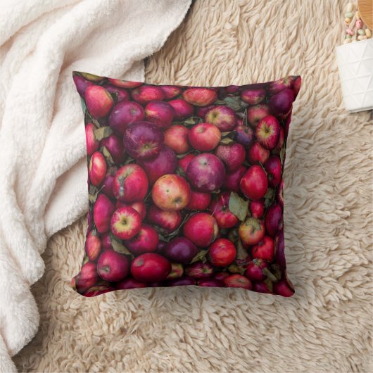 Red apple lot クッション (ブランケット)