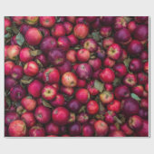 Red apple lot ラッピングペーパー (フラット)