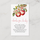 Red Apple of my Eye Books forベビーチケット エンクロージャーカード (正面)