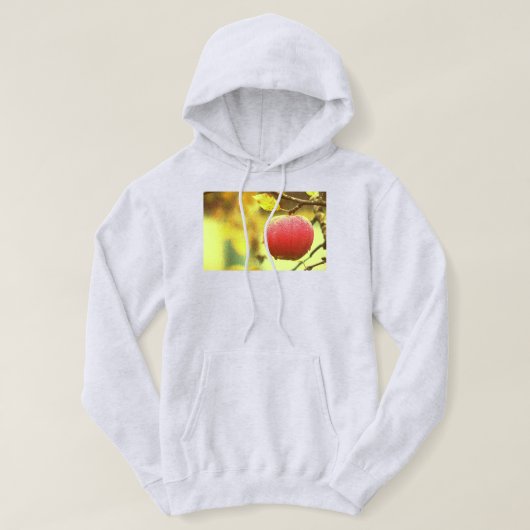 「Red Apple on Tree」かわいい写真。買今 パーカ (デザイン正面)
